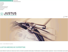 Tablet Screenshot of justus.nl