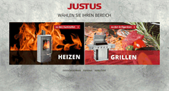 Desktop Screenshot of justus.de