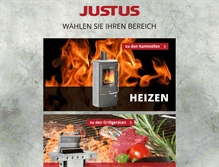 Tablet Screenshot of justus.de